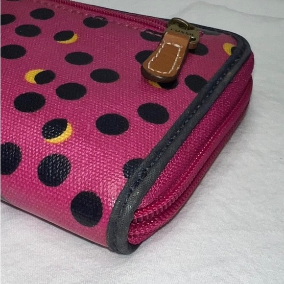 Fossil wallet polka dot design - Picture 4 of 10